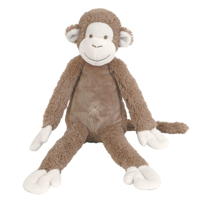  - mickey singe - peluche marron 25 cm 